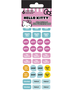 2025 Hello Kitty Calendar Stickers