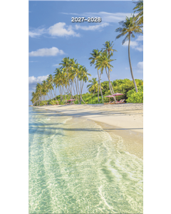 2027-2028 Beaches (Bilingual French) Pocket Planner
