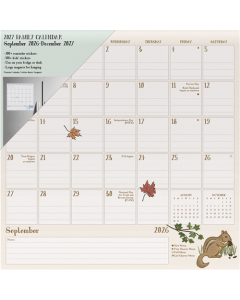 2027 Animals Family Calendar