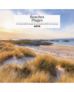 2027 Beaches (Bilingual French) Wall Calendar