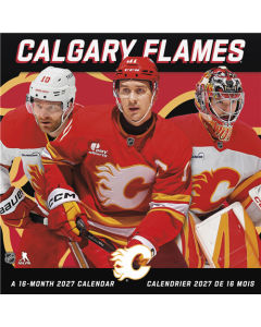 2027 Calgary Flames (Bilingual French) Wall Calendar