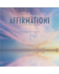 2027 Calming Affirmations Wall Calendar