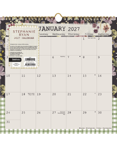 2027 Cute Fruits Spiral Wall Calendar