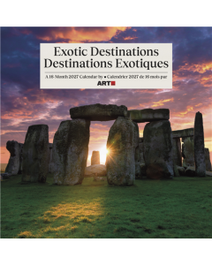 2027 Exotic Destinations (Bilingual French) Wall Calendar