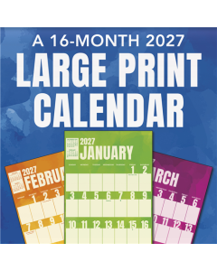 2027 Large Print Mini Calendar