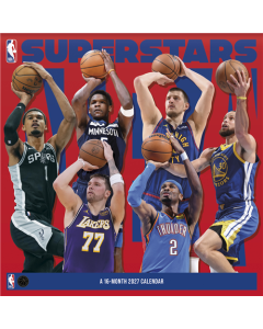 2027 NBA Superstars Wall Calendar