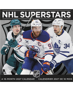 2027 NHL Superstars (Bilingual French) Mini Calendar