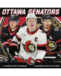 2027 Ottawa Senators (Bilingual French) Wall Calendar
