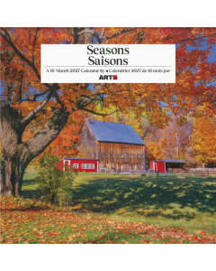 2027 Seasons (Bilingual French) Wall Calendar