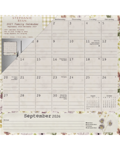 2027 Stephanie Ryan - Wildlife Reverie Family Calendar