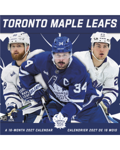 2027 Toronto Maple Leafs (Bilingual French) Wall Calendar