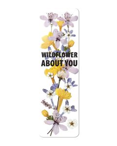Pressed Flower Clear Bookmark