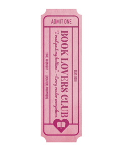 Book Club Ticket ShapeMark