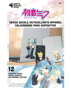 Hatsune Miku Device Decals with Foil (12-Pack)