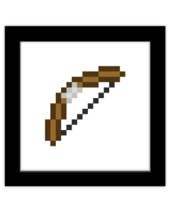 Gallery Pops Minecraft: Iconic Pixels - Items - Bow Wall Art