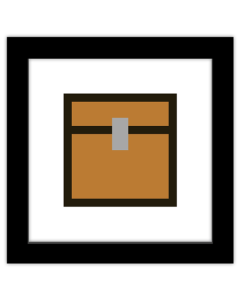 Gallery Pops Minecraft: Iconic Pixels - Blocks - Chest Wall Art