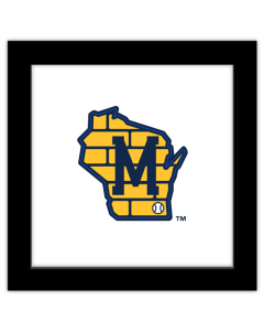 Gallery Pops MLB Milwaukee Brewers - Secondary Club Logo Wall Art