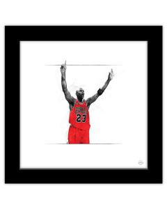 Gallery Pops Michael Jordan - Art Sketch Six Chamionships Wall Art