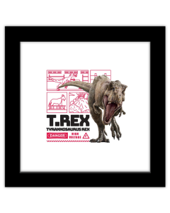Gallery Pops Jurassic World - T. Rex Warning Sign Wall Art