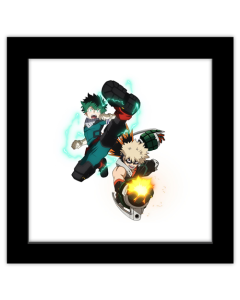 Gallery Pops My Hero Academia - Izuku Midoriya and Katsuki Bakugo Wall Art