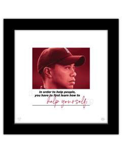 Gallery Pops Tiger Woods - Quote Help Yourself Wall Art