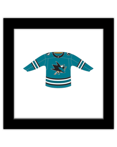 Gallery Pops NHL - San Jose Sharks - Home Uniform Front Wall Art