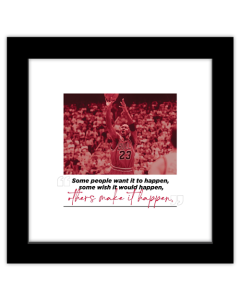 Gallery Pops Michael Jordan - Quote Make It Happen Wall Art