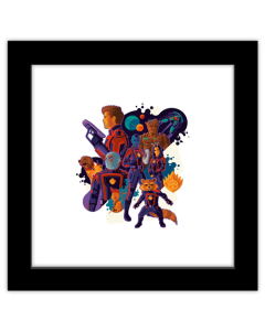 Gallery Pops Marvel Guardians of the Galaxy Vol 3 - Guardians Illustrated Wall Art