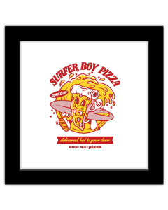 Gallery Pops Stranger Things 4 - Retro Food Surfer Boy Pizza Wall Art