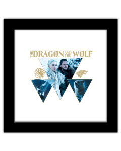 Gallery Pops Game of Thrones - Dragon And The Wolf Wall Art