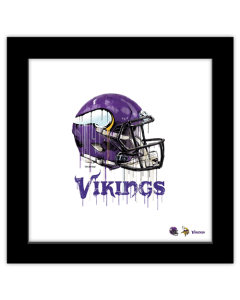 Gallery Pops NFL Minnesota Vikings - Drip Helmet Wall Art