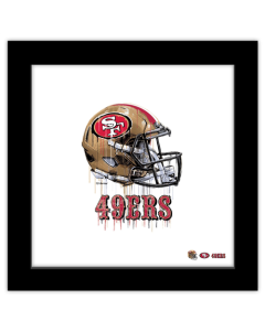 Gallery Pops NFL San Francisco 49ers - Drip Helmet Wall Art