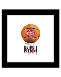 Gallery Pops NBA Detroit Pistons - Drip Basketball Wall Art