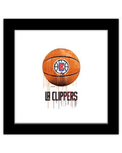 Gallery Pops NBA Los Angeles Clippers - Drip Basketball Wall Art