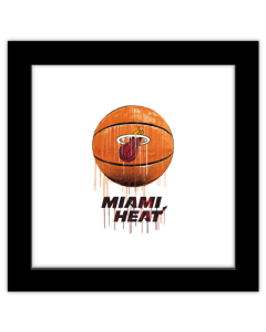 Gallery Pops NBA Miami Heat - Drip Basketball Wall Art