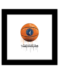 Gallery Pops NBA Minnesota Timberwolves - Drip Basketball Wall Art