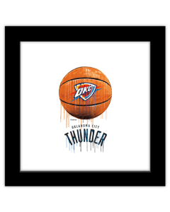 Gallery Pops NBA Oklahoma City Thunder - Drip Basketball Wall Art