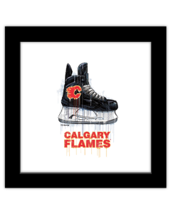 Gallery Pops NHL Calgary Flames - Drip Skate Wall Art