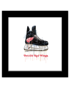Gallery Pops NHL Detroit Red Wings - Drip Skate Wall Art