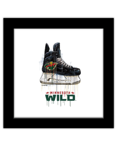Gallery Pops NHL Minnesota Wild - Drip Skate Wall Art