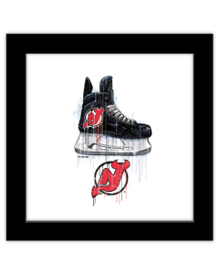 Gallery Pops NHL New Jersey Devils - Drip Skate Wall Art