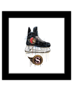 Gallery Pops NHL Ottawa Senators - Drip Skate Wall Art