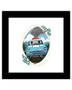 Gallery Pops Harry Potter - Looking Forward Flying Ford Anglia Wall Art