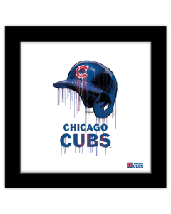 Gallery Pops MLB Chicago Cubs - Drip Helmet Wall Art