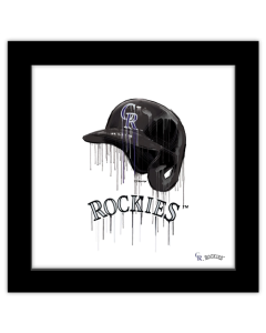 Gallery Pops MLB Colorado Rockies - Drip Helmet Wall Art