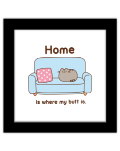 Gallery Pops Pusheen - Home Is Where My Butt Is Wall Art