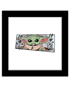 Gallery Pops Star Wars: The Mandalorian - Manga Grogu Pod Wall Art