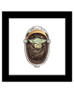 Gallery Pops Star Wars: The Mandalorian - Manga Grogu Sleep Pod Wall Art