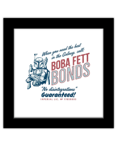 Gallery Pops Star Wars - Vintage Comic Boba Fett Bonds Wall Art