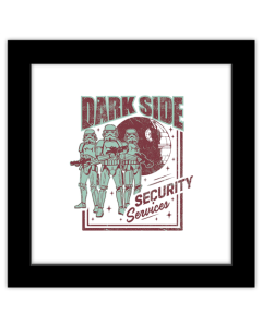 Gallery Pops Star Wars - Vintage Comic Dark Side Security Services Wall Art